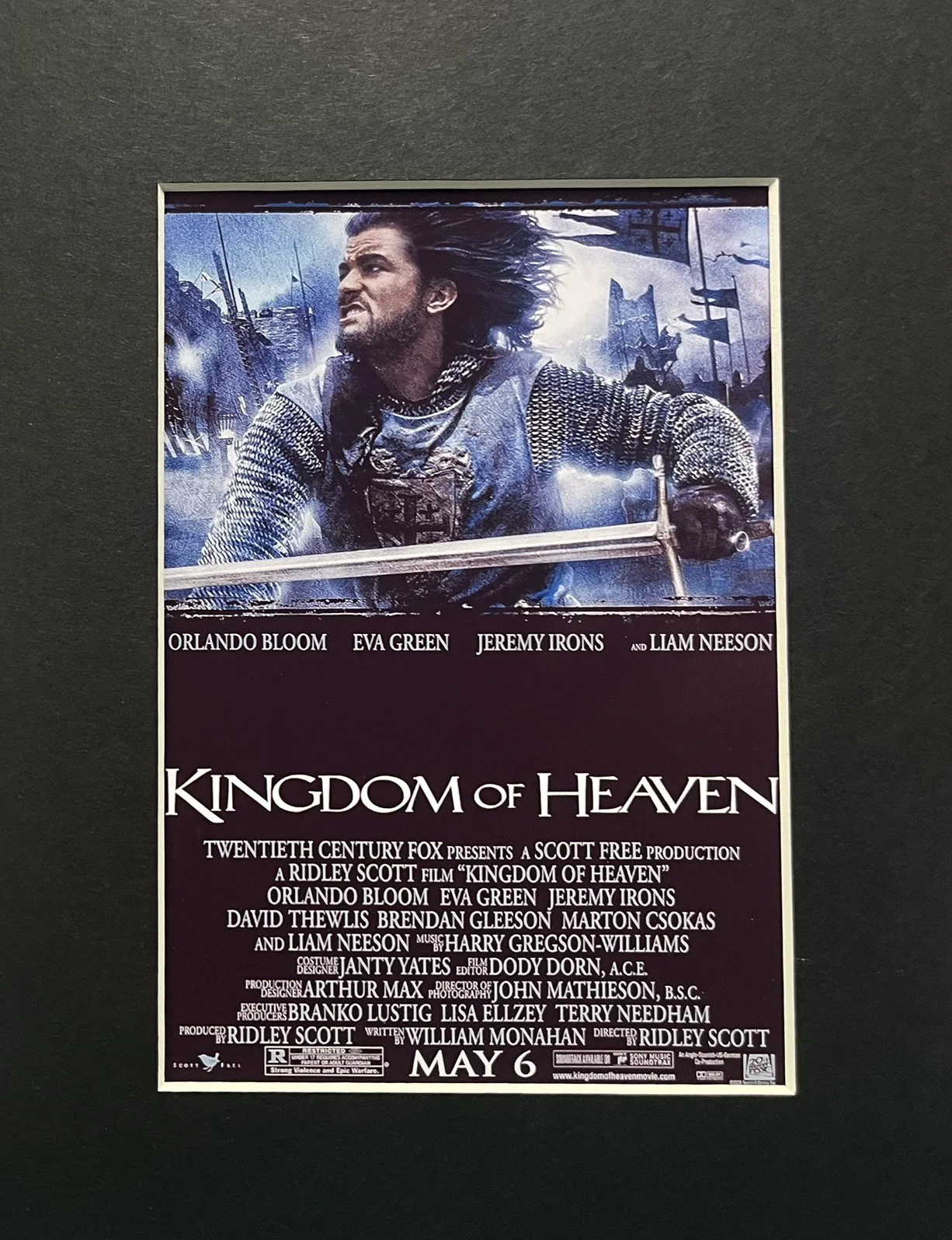 Kingdom of Heaven. 35mm Film Cell Mounted Display, image 3