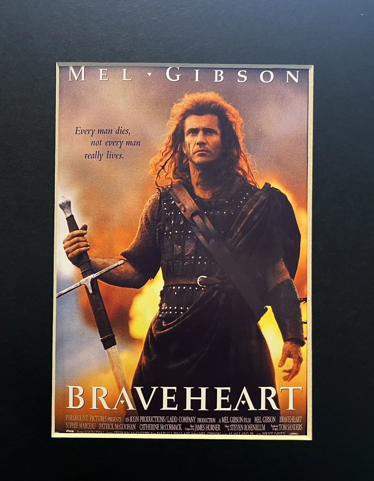 Braveheart. 35mm Film Cell Mounted Display, image 3