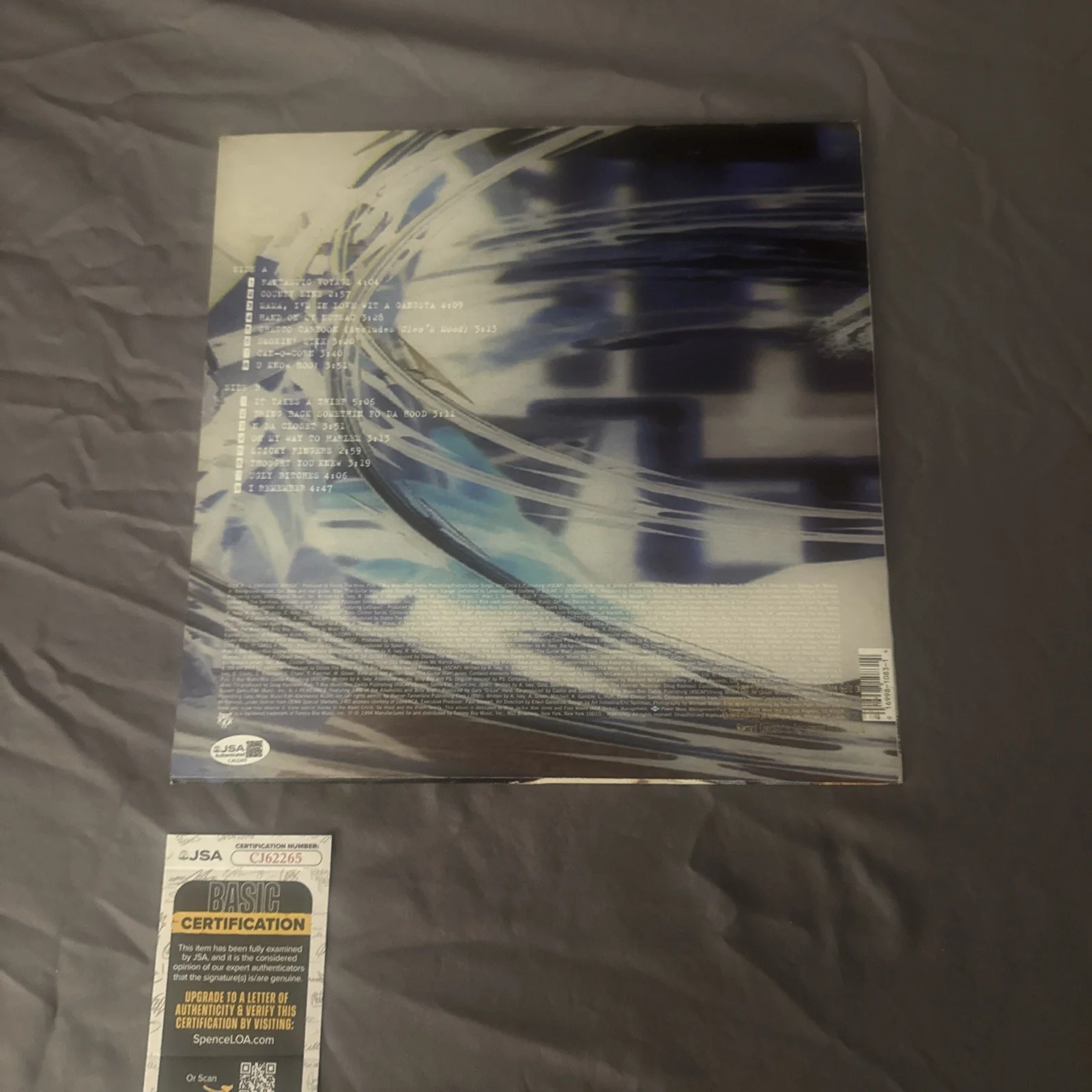 COOLIO It Takes A Thief SIGNED Autographed Vinyl JSA Certified, image 5