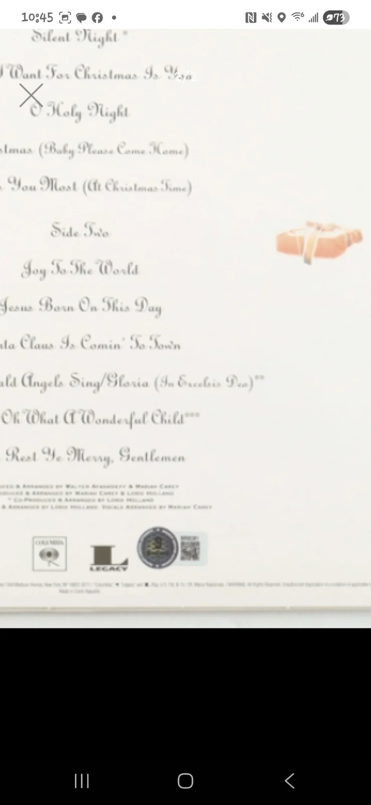 MARIAH CAREY SIGNED ALL I WANT FOR CHRISTMAS IS YOU LP VINYL Beckett Bas Coa!!!, изображение 3