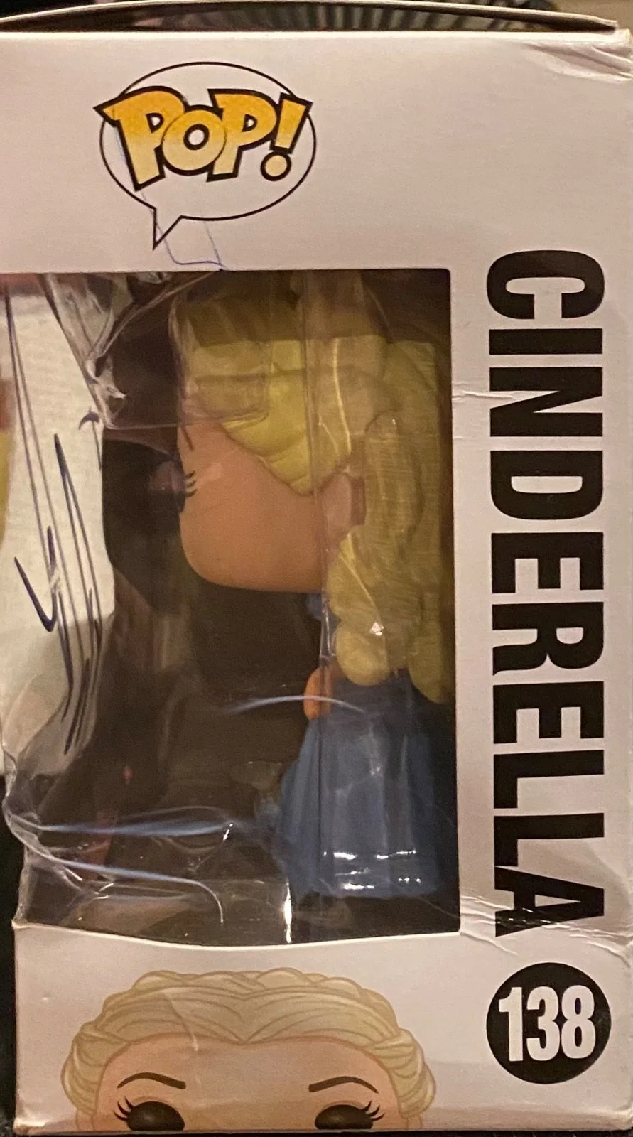 Lily James — **CRUSHED BOX **Lily James & Richard Madden Signed Disney Cinderella Funko, изображение 4