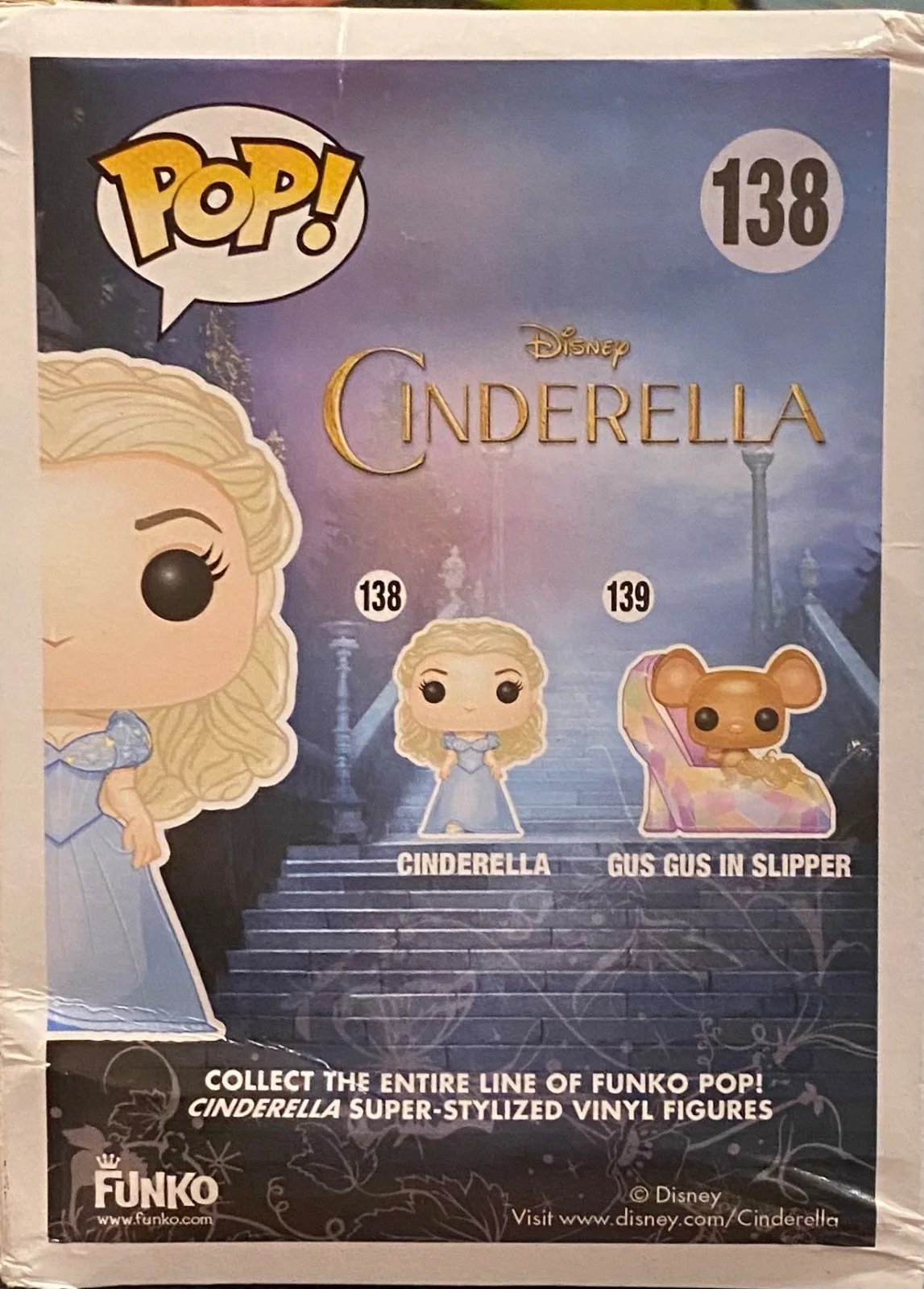 Lily James — **CRUSHED BOX **Lily James & Richard Madden Signed Disney Cinderella Funko, изображение 5