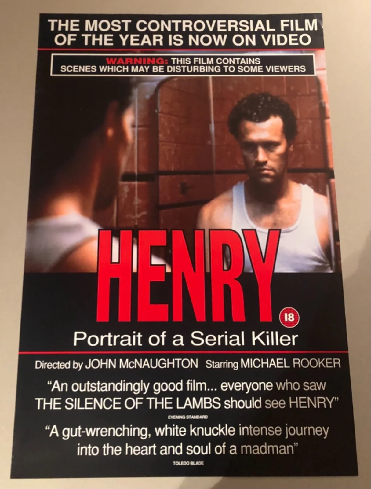 Henry -Portrait of a Serial Killer video poster, image 4