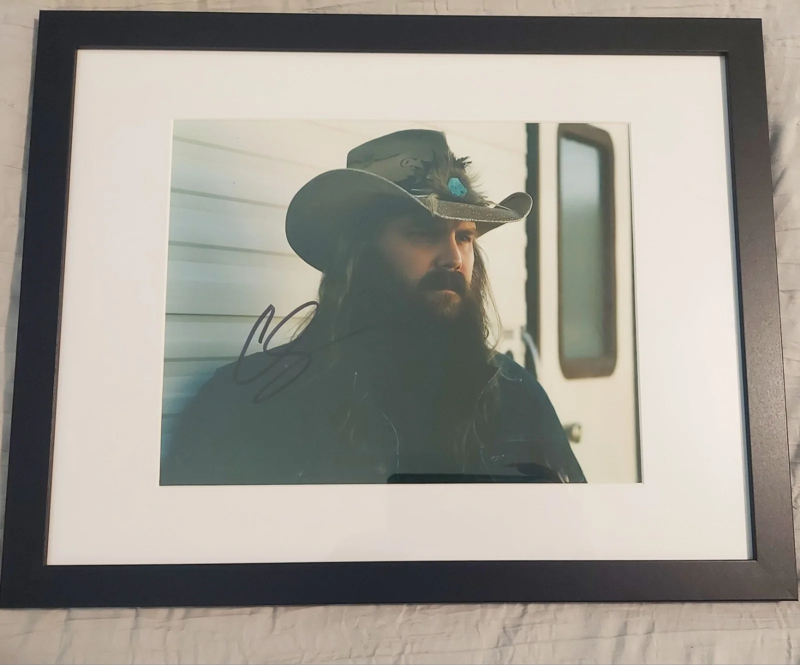 Chris Stapleton Autographed 8x10 Photo Framed In 11x14 With COA, image 2