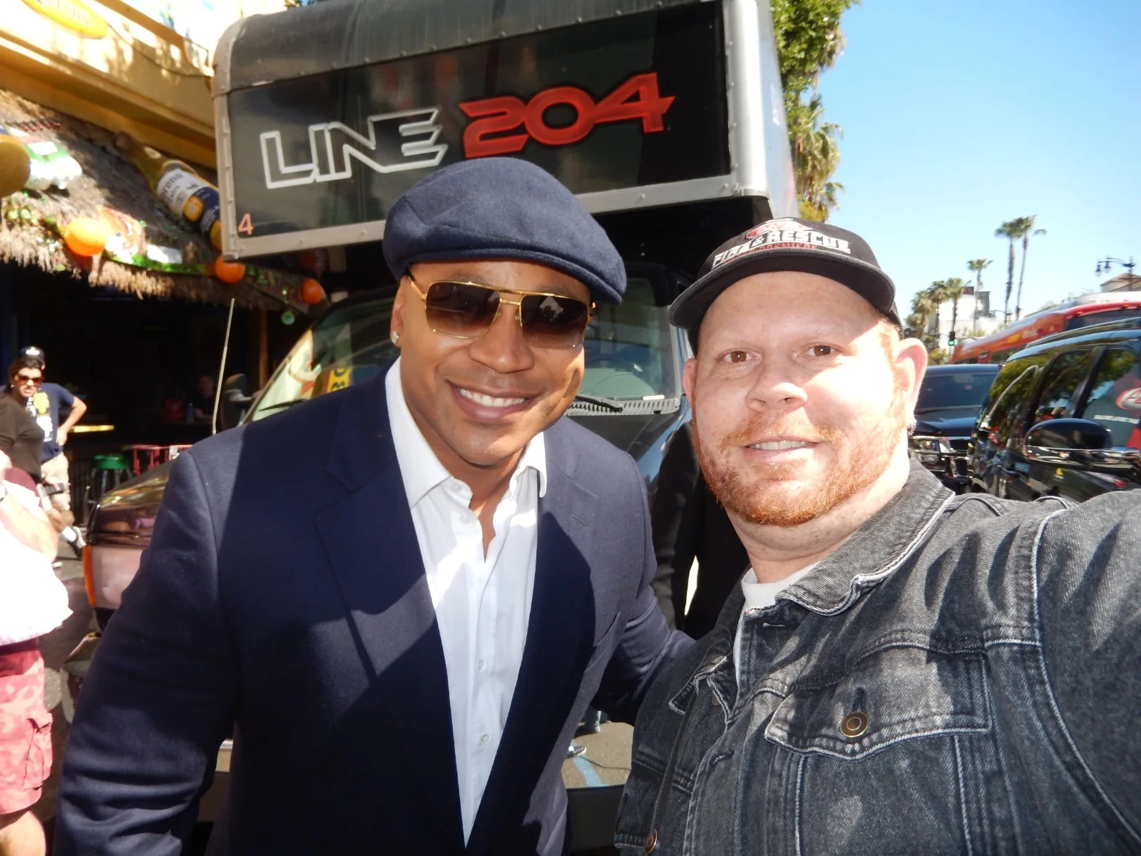 LL COOL J, CHRIS O'DONNELL — NCIS: Los Angeles matted signed index card with photo 11x17 #1 LL Cool J Chris, изображение 3