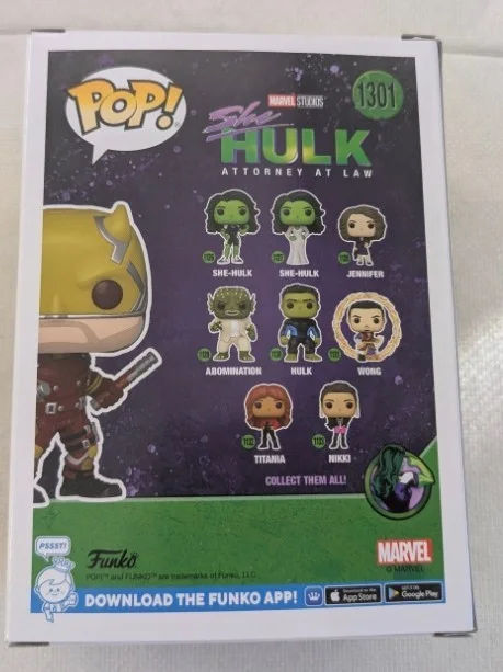 CHARLIE COX signed FUNKO POP DAREDEVIL She Hulk, image 3