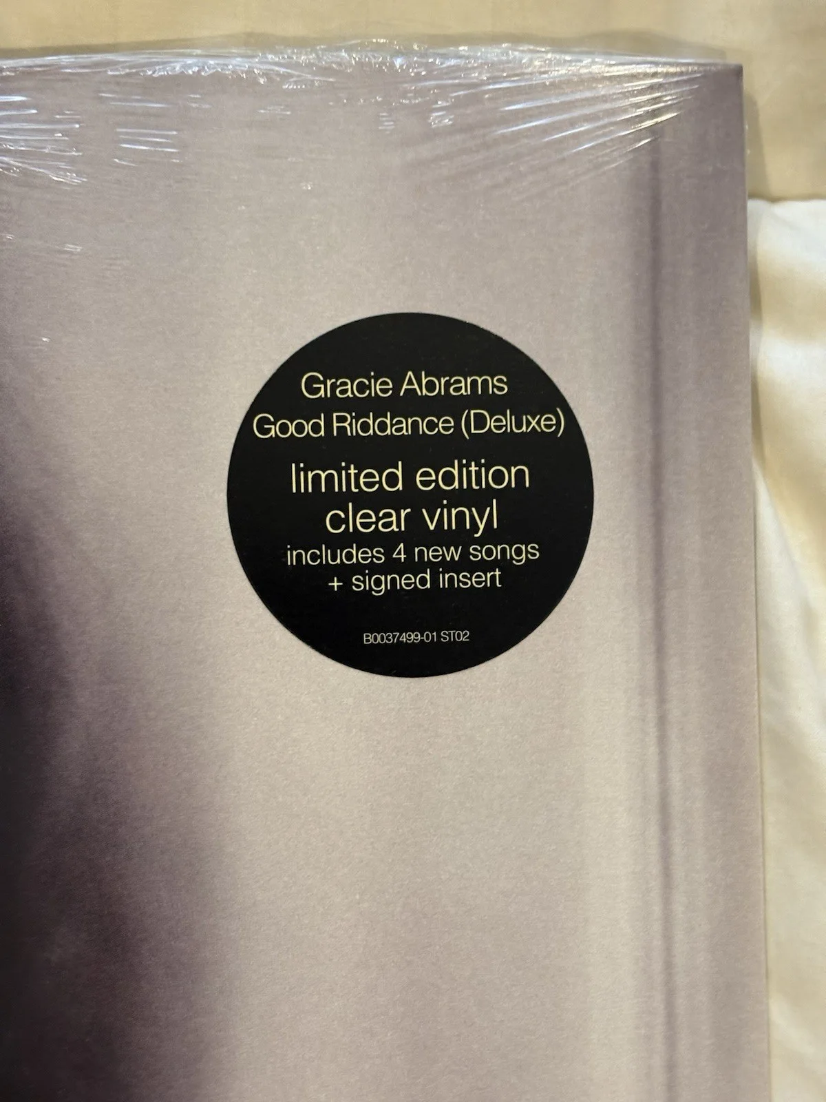 GRACIE ABRAMS SIGNED GOOD RIDDANCE DELUXE CLEAR VINYL LP, image 2