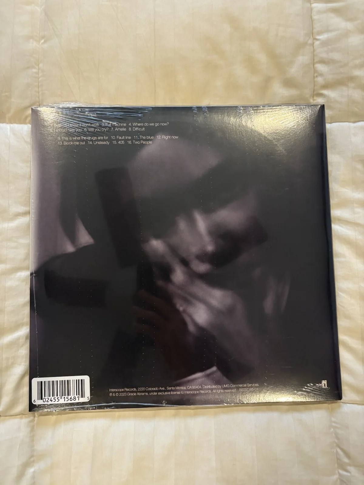 GRACIE ABRAMS SIGNED GOOD RIDDANCE DELUXE CLEAR VINYL LP, image 3