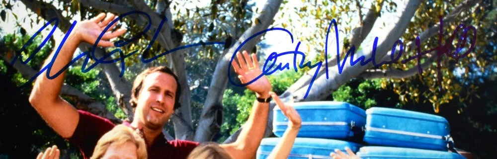 Chevy Chase Anthony Micahel Hall Beverly D Angelo Dana B — Chase Anthony M. Hall Barron Angelo Autographed 11X14 Vacation Photo #2-Beckett, image 3