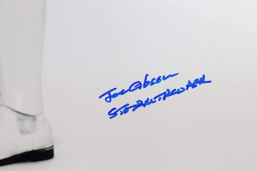 Joe Gibson — Joe Gibson Signed Sideways Full Body 16x20 Photo w/Stormtrooper - JSA Auth *Blue, изображение 5