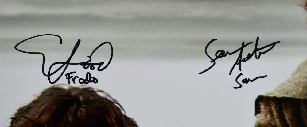 Sean Astin Elijah Wood — Sean Astin Elijah Wood Signed Lord of the Rings 16x20 Photo w/Sam, Frodo-Beckett, изображение 2
