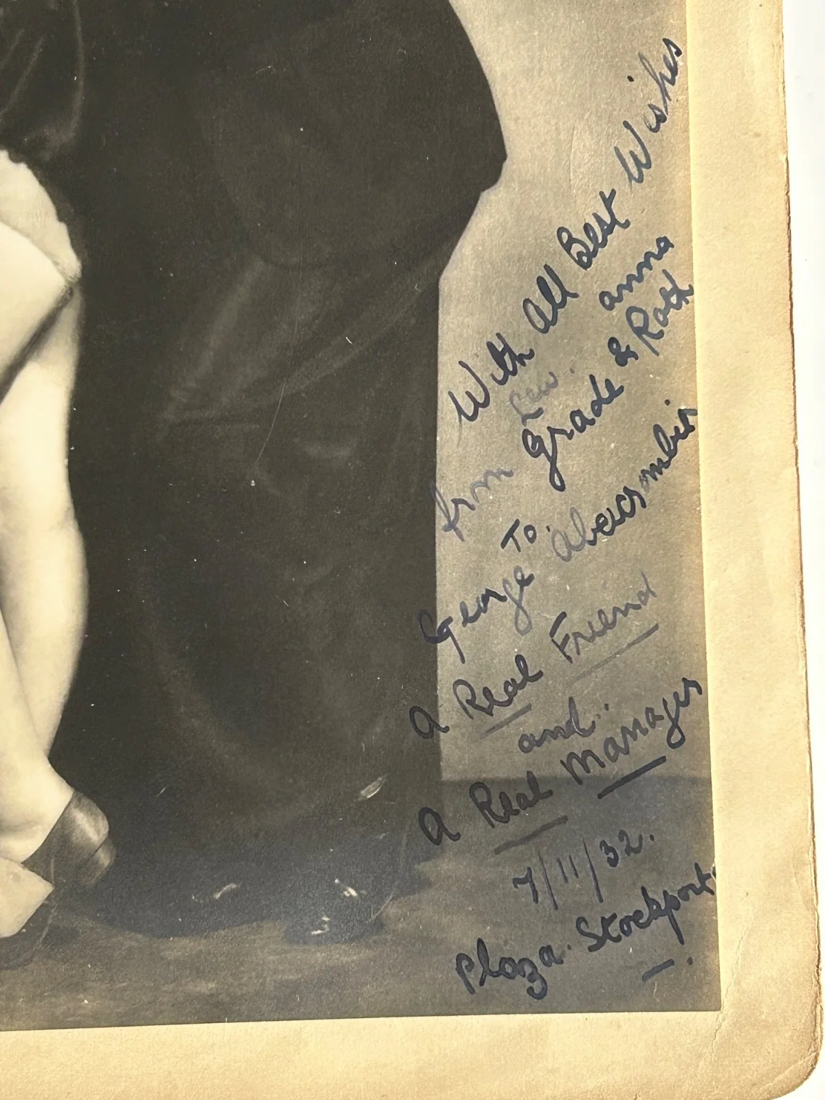 LEW GRADE—SIGNED 1932 Dance PHOTO—UK Muppets Film/TV Producer•Beatles•Avengers, изображение 2