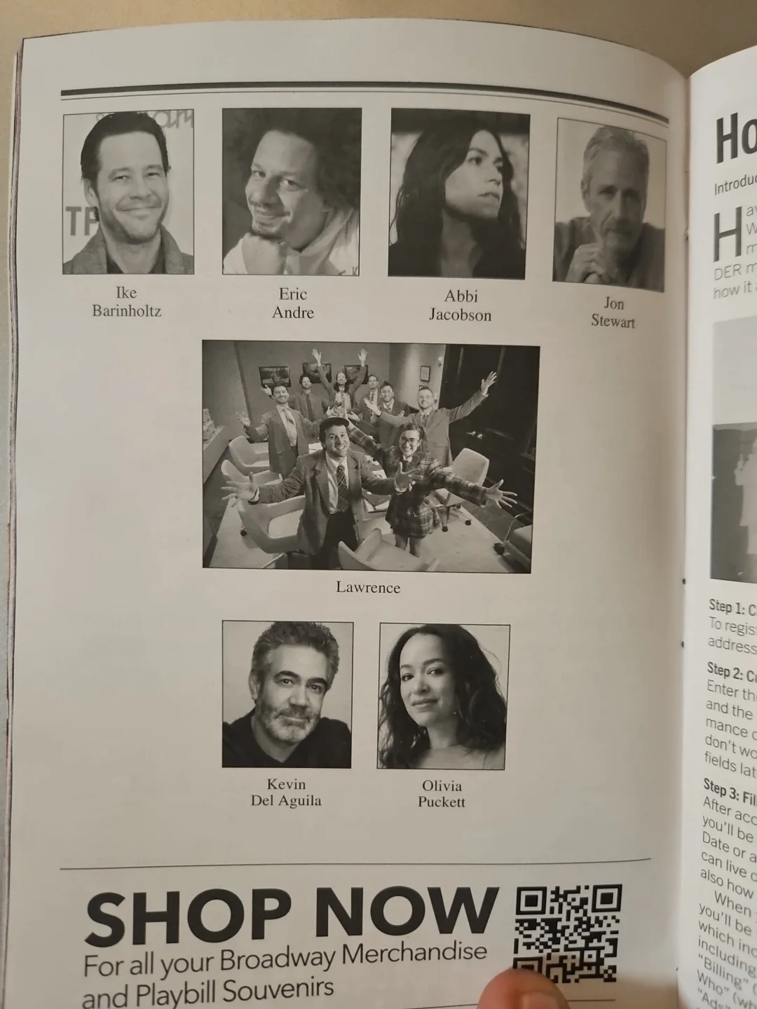 Cast — All Out Cast Signed Playbill - 12 Signatures - Wayne Brady, Eric Andre ¹, image 2