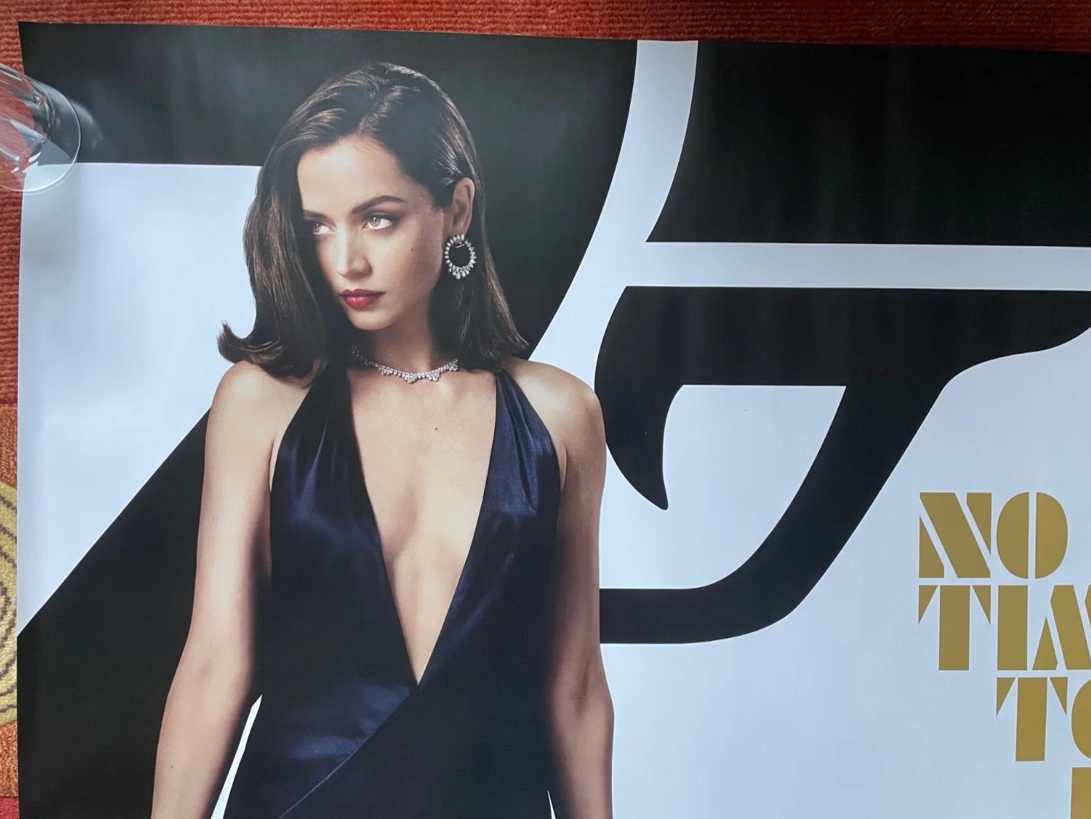 NO TIME TO DIE James Bond 007 Original UK Movie Film Poster Ana de Armas version, изображение 5