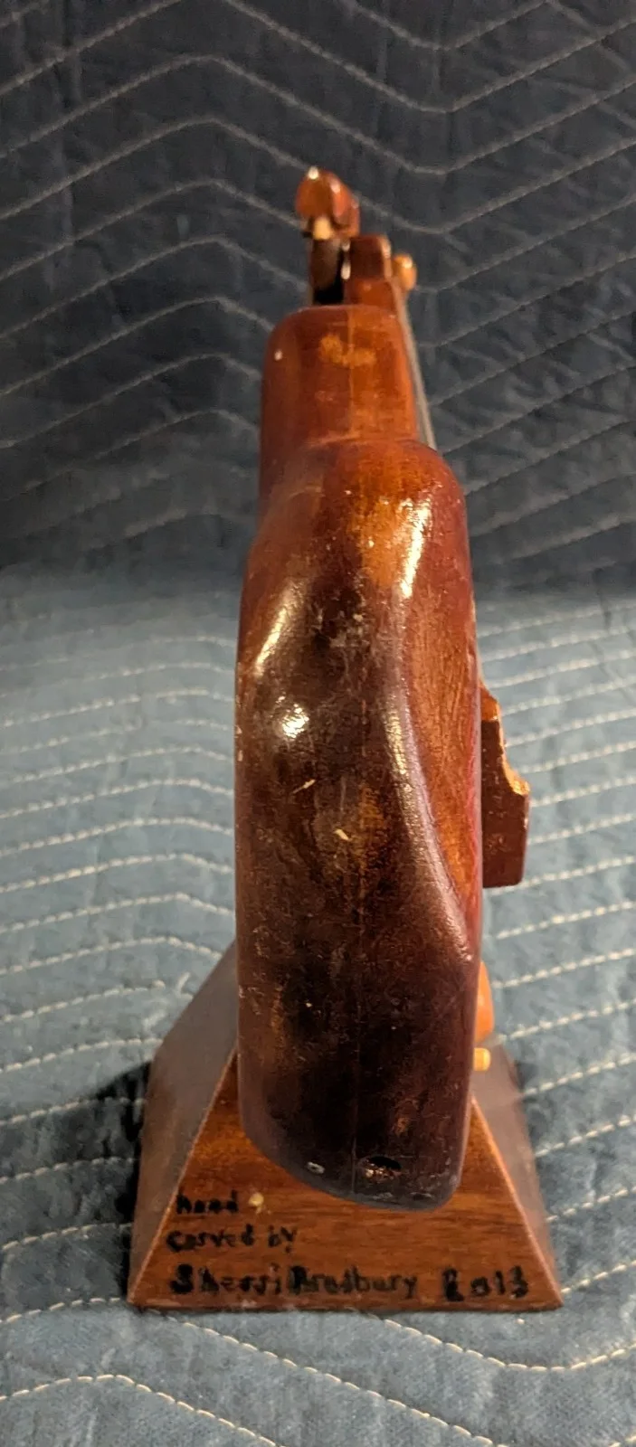 Jonny Lang - Hand Carved Guitar by Sherri Bradbury Voo Doo Lounge KC 1 of a kind, изображение 4