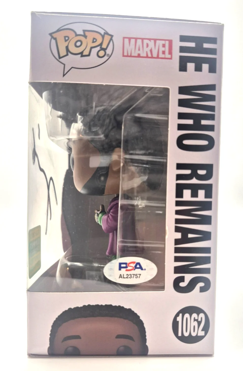 Jonathan Majors — JONATHAN MAJORS SIGNED AUTOGRAPHED LOKI HE WHO REMAINS FUNKO POP MARVEL PSA COA, image 4
