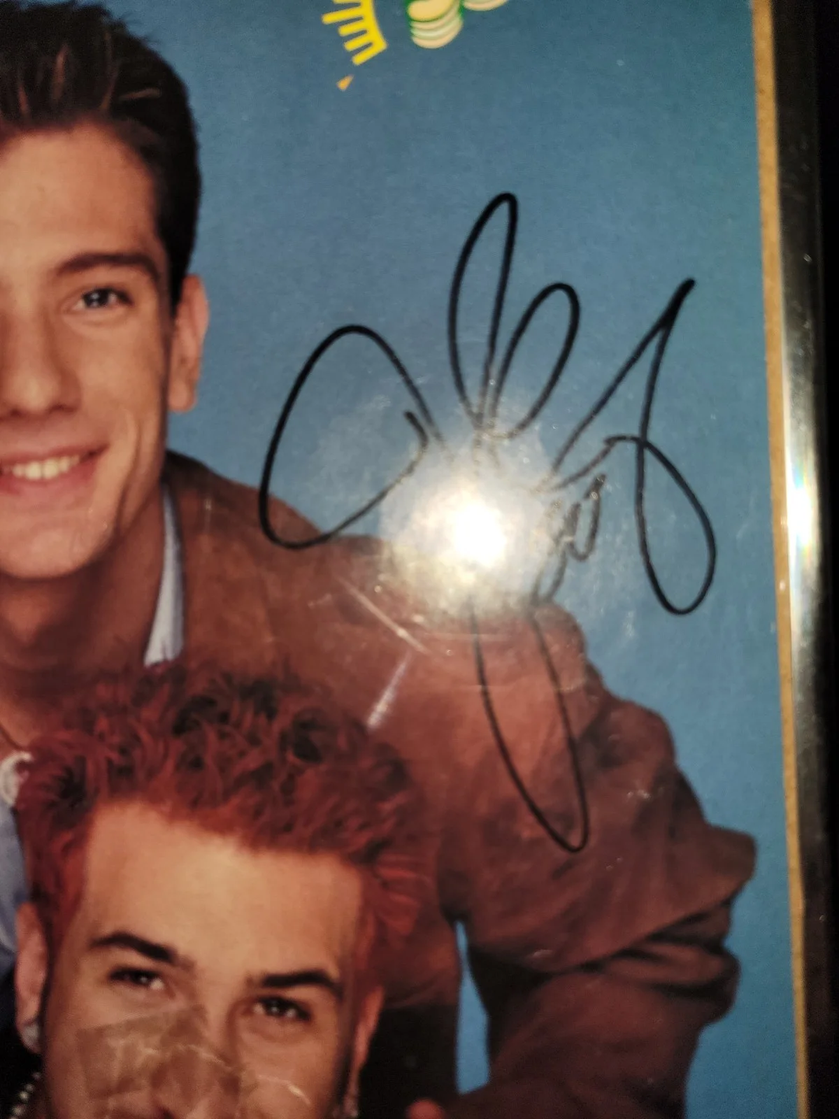 Signed And Framed Nsync Post From 2001. Read Details Please, image 4