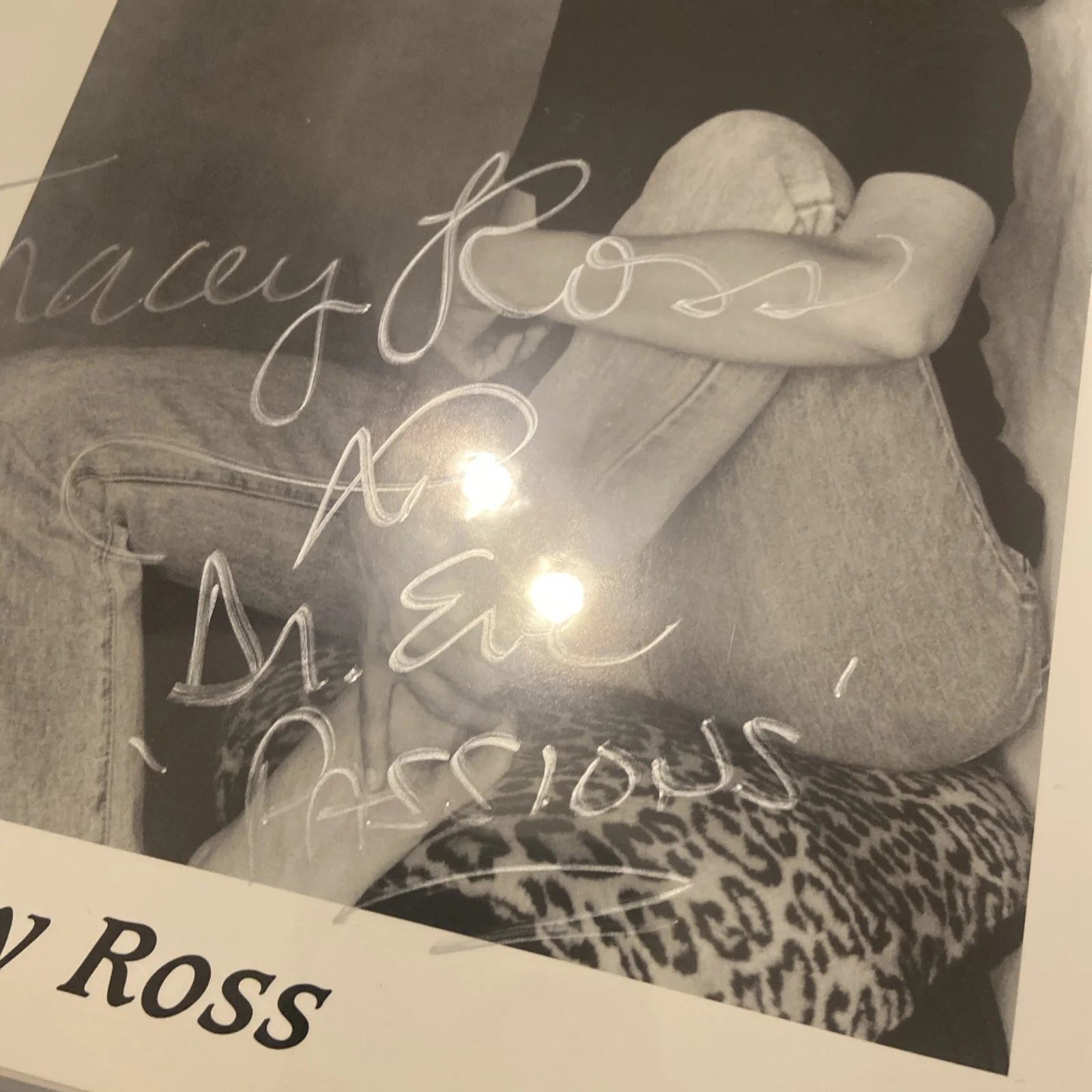 Signed TRACEY ROSS Passions Dr Eve Actress AUTOGRAPH 8x10 b&w silver ink, image 3