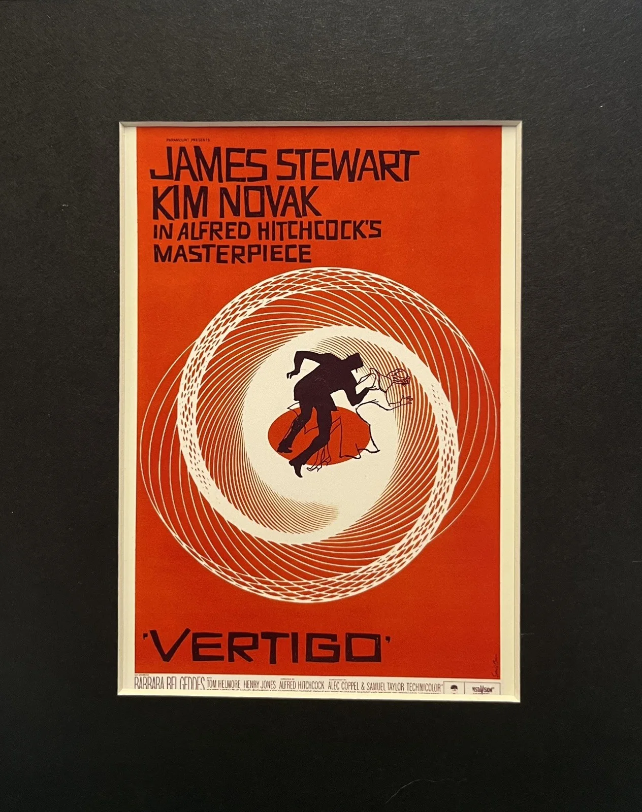 Vertigo . 35mm Film Cell MOUNTED Display, image 2
