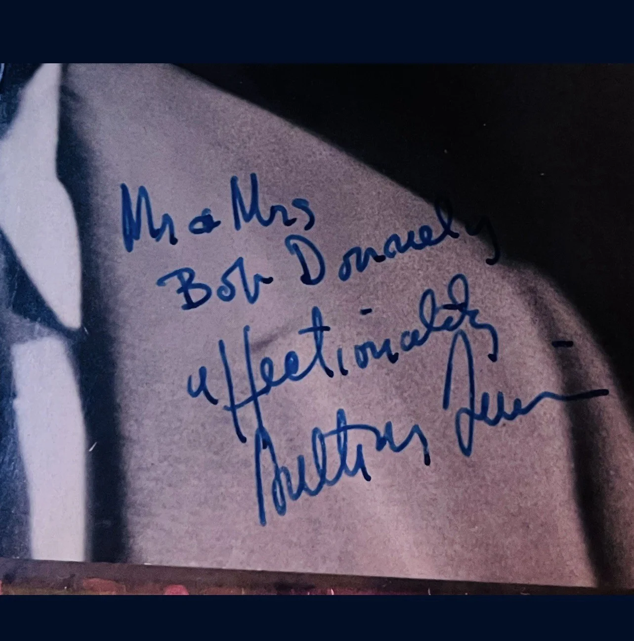 JSA COA ANTHONY QUINN SIGNED DAMAGED 8x10 PHOTO, image 2
