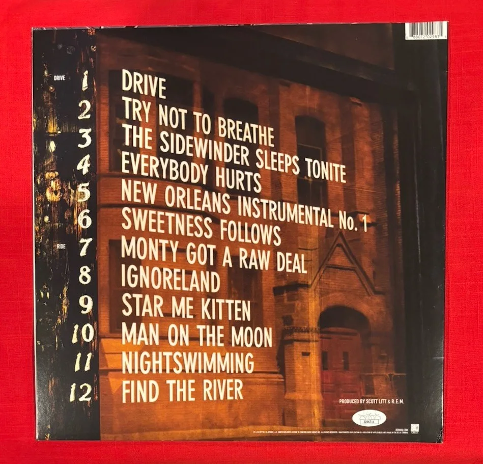 REM Michael Stipe Berry Buck Mills Autographed AUTOMATIC FOR THE Vinyl Album JSA, изображение 2