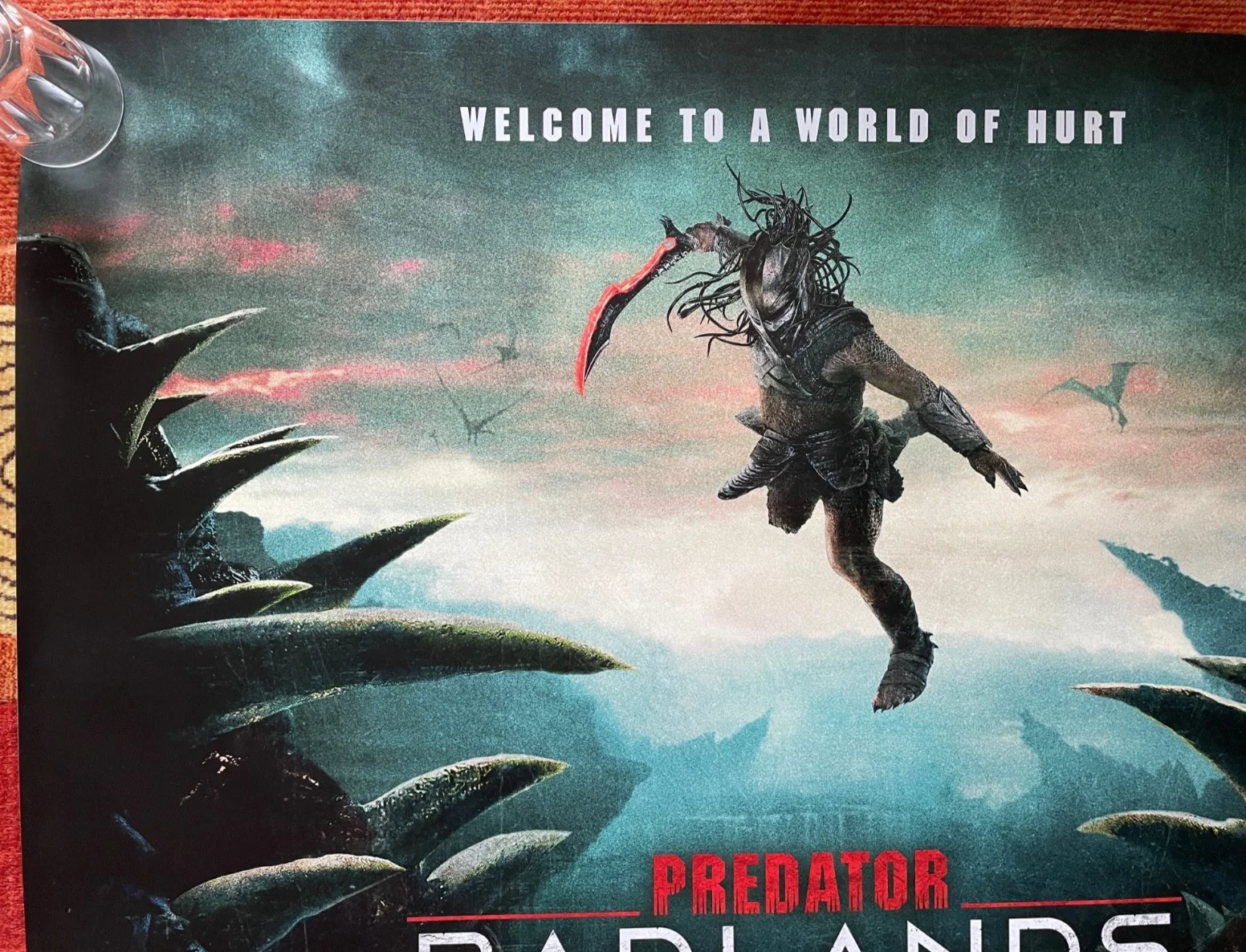 PREDATOR BADLANDS (2025) Original UK Advance Quad Movie Film Poster, изображение 2