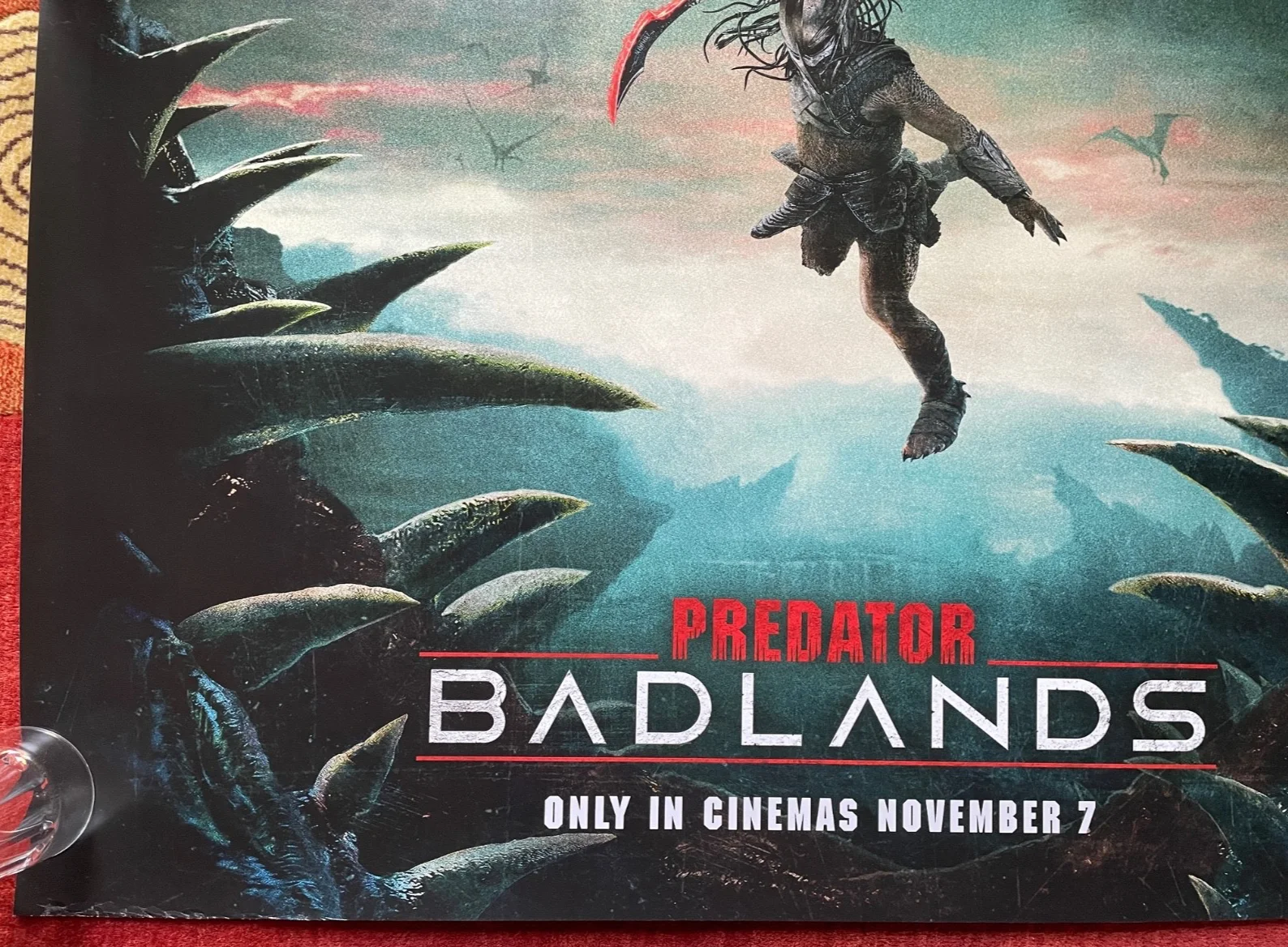 PREDATOR BADLANDS (2025) Original UK Advance Quad Movie Film Poster, изображение 4