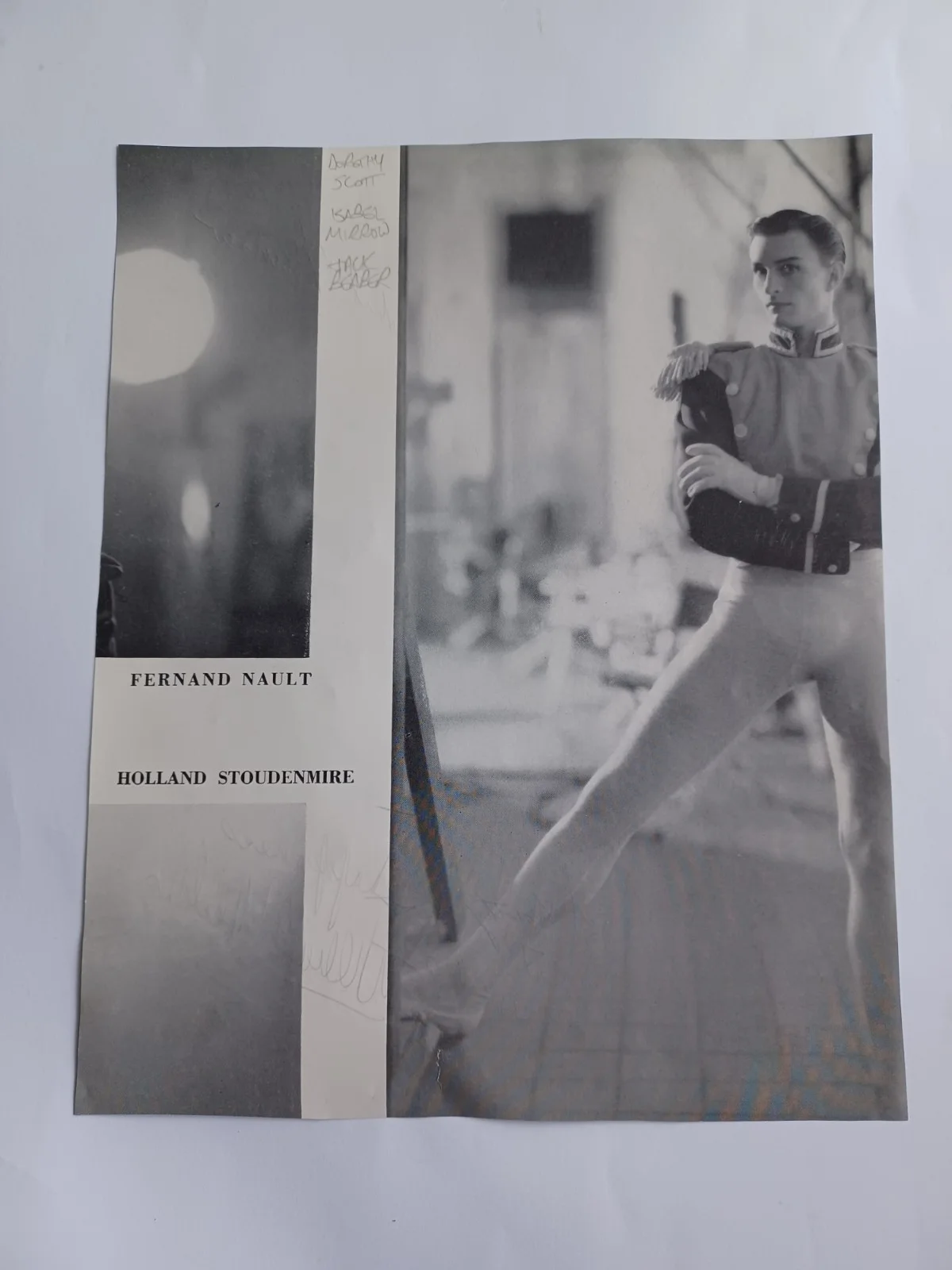 Jack Beaber, Isabel Mirrow, Dorothy Scott Signed 8x10 Photo - Ballet Dancers, изображение 5