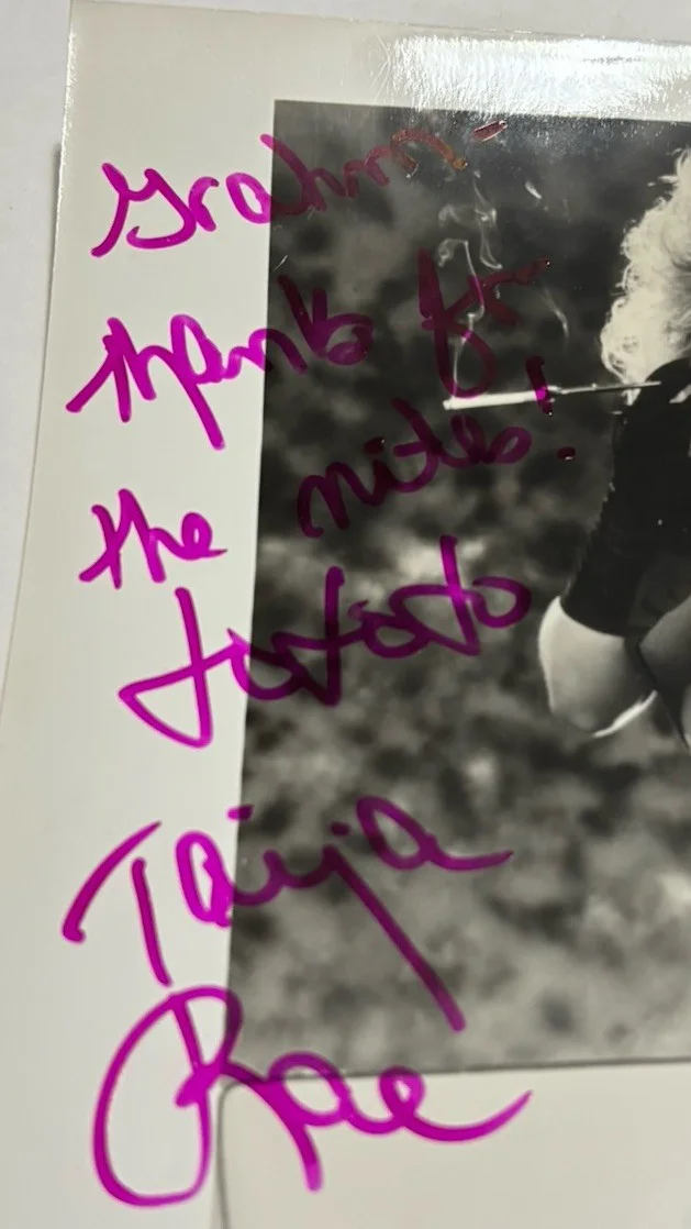 Cody Nicole — TAIJA RAE Adult Film Actress SIGNED Promotional Photo, 1980s, изображение 2