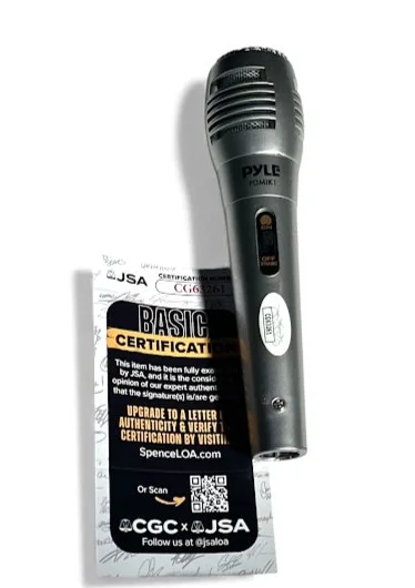 Vanilla Ice Signed Handheld Microphone – JSA Certified Autograph, image 4