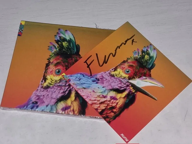 Flume Signed Palaces CD Album Art Card Autographed RARE, SOLD OUT, NEVER OPENED, изображение 2