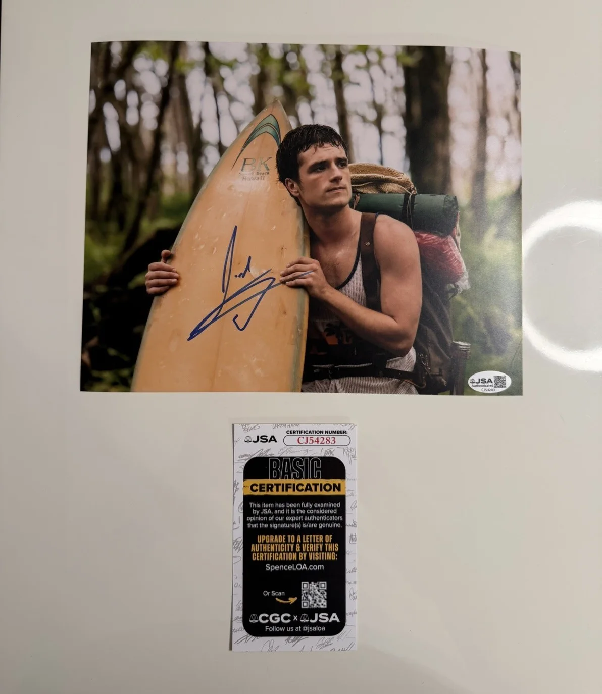 Josh Hutcherson — Josh Hutcherson Actor Autographed 8x10 Photo Hunger Games Rare JSA COA