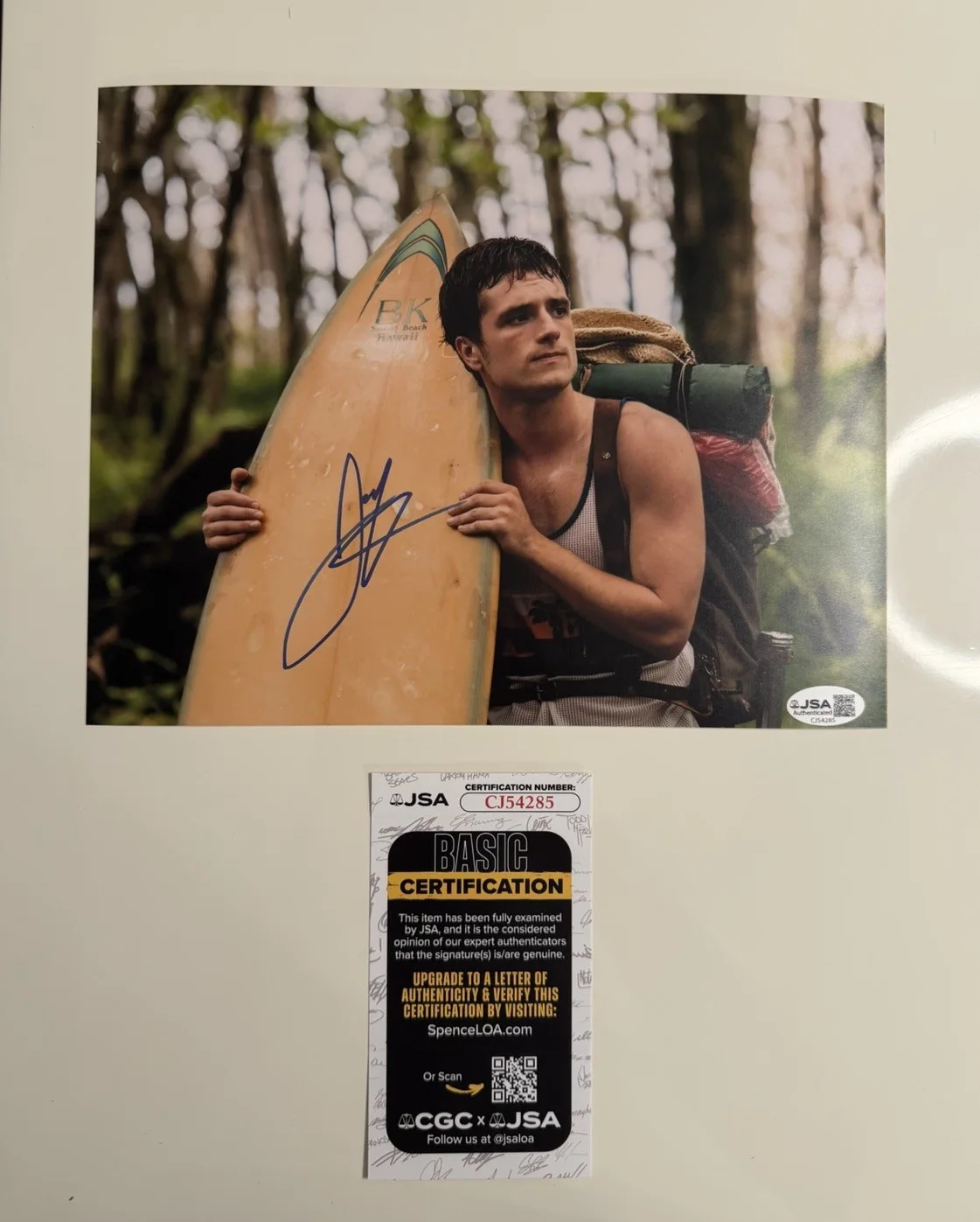Josh Hutcherson — Josh Hutcherson Actor Autographed 8x10 Photo Hunger Games Rare JSA COA