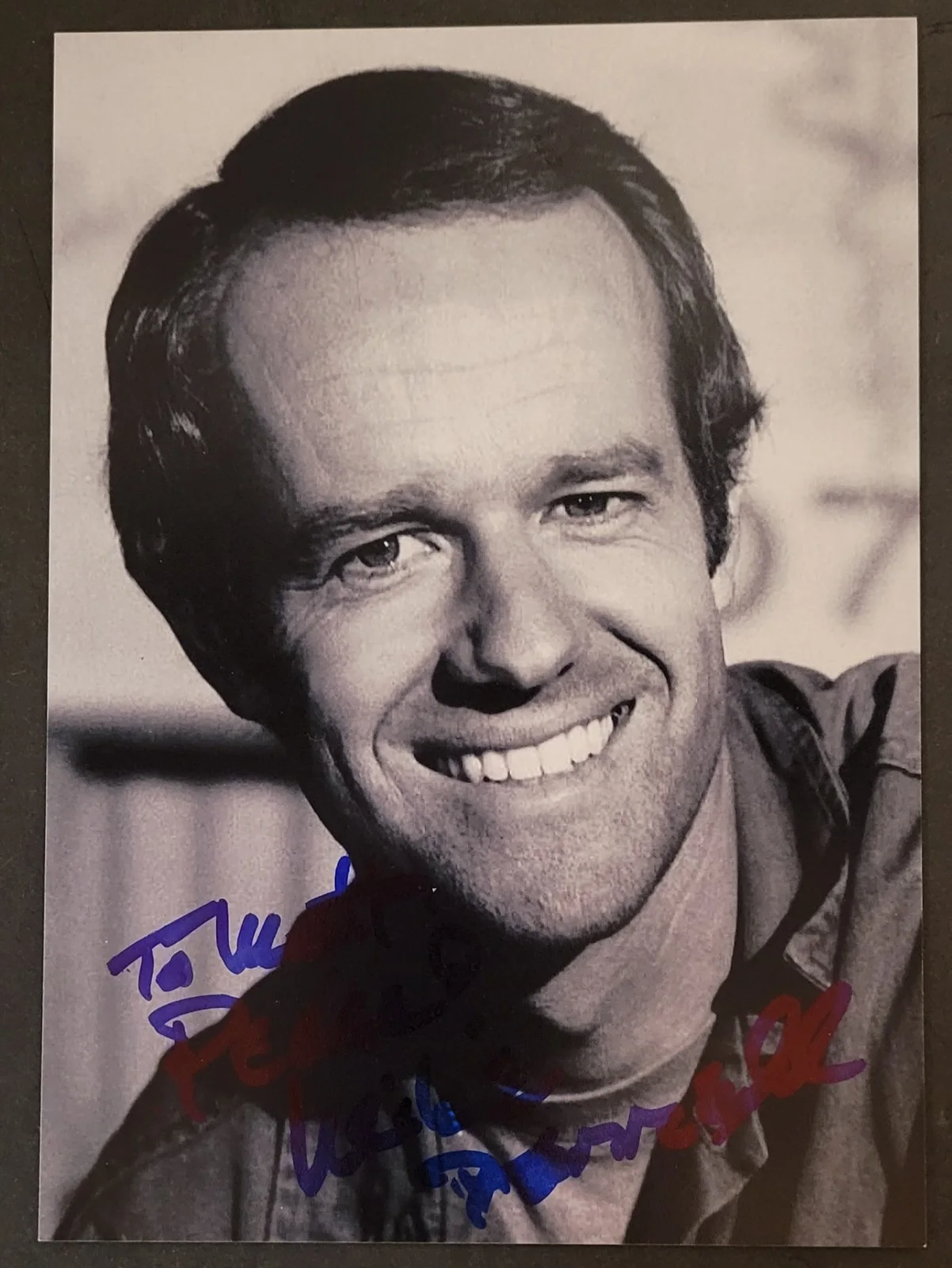 Mike Farrell — Mike Farrell Actor Television MASH Autographed Signed 5"x7" Photo