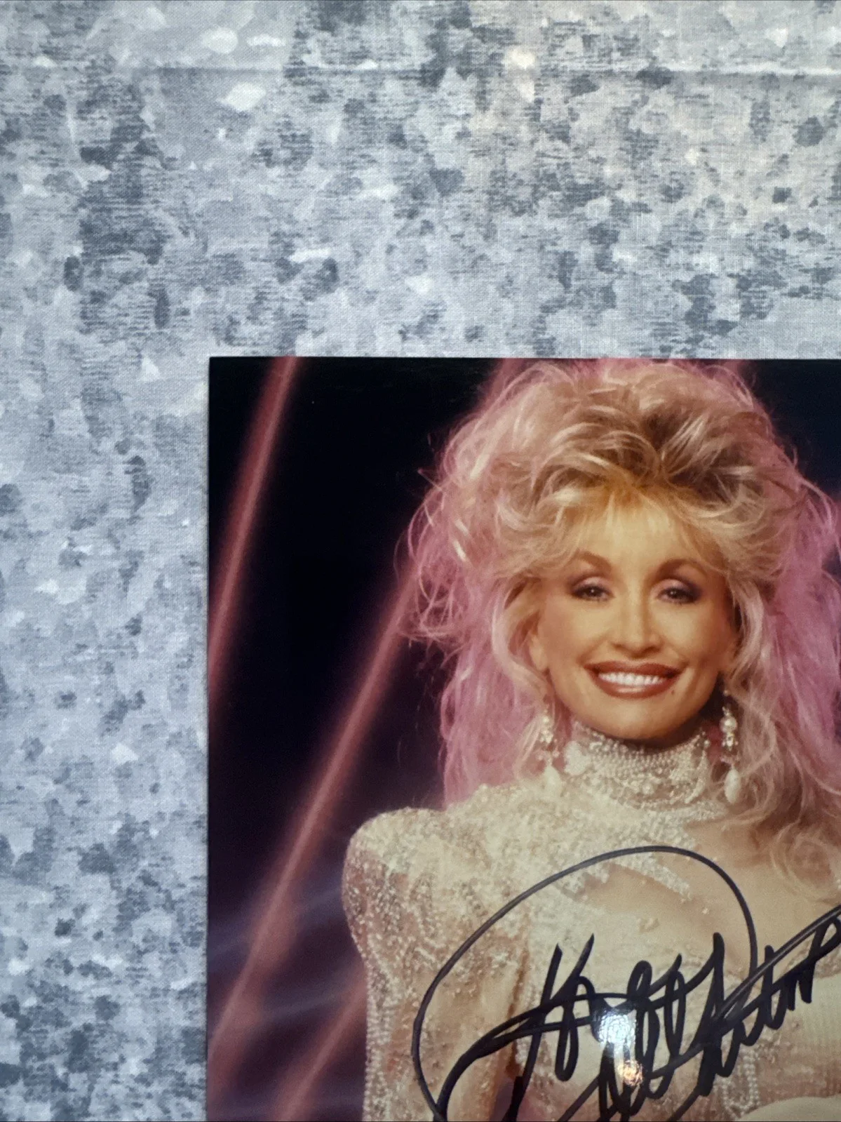 8 X 10 Photo Dolly Parton Authentic Autograph Country Music Singer McKeen COA, изображение 4