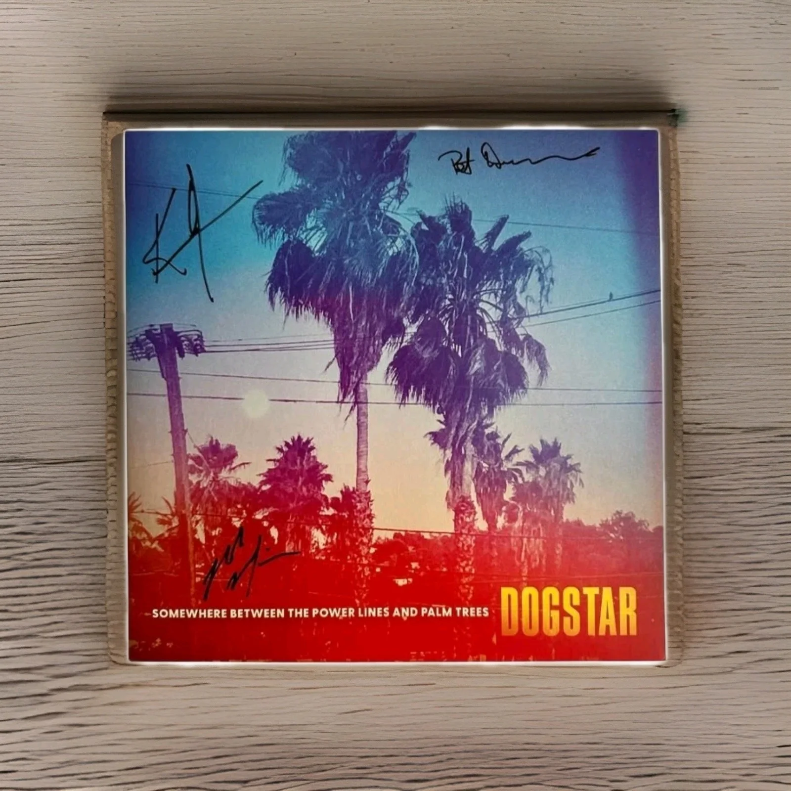 KEANU REEVES SIGNED DOGSTAR VINYL COVER PLUS 2!, image 2