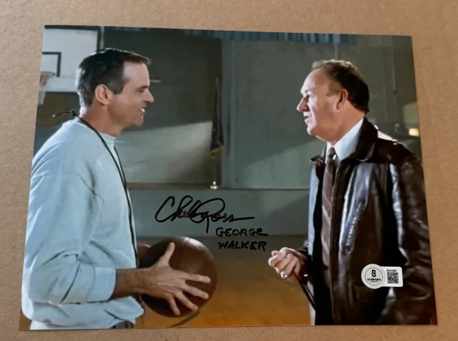 CHELCIE ROSS — CHELCIE ROSS SIGNED HOOSIERS 8X10 PHOTO BECKETT COA HAND SIGNED