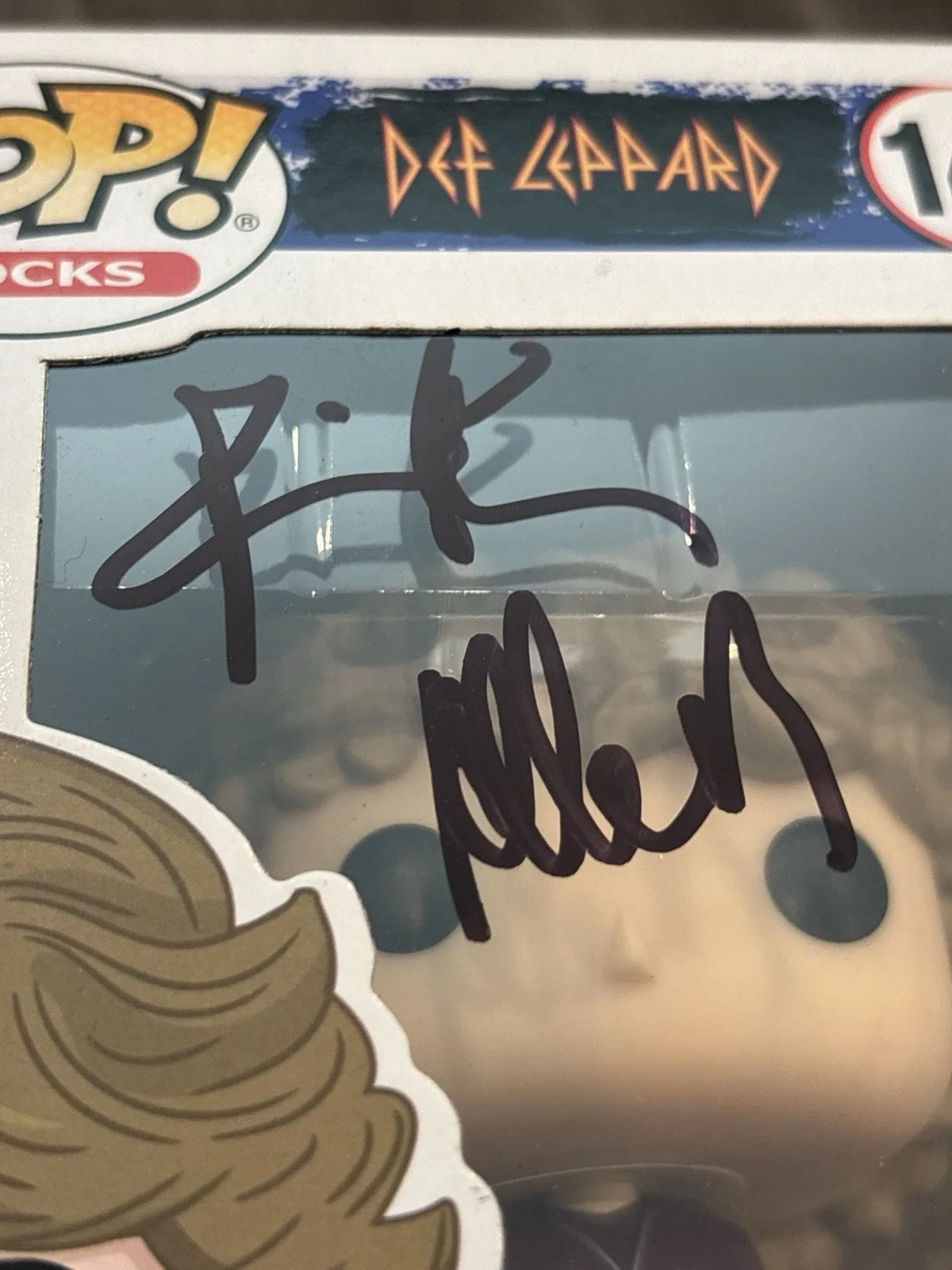 Rick Allen Signed Funko Pop - Def Leppard - Autographed, image 2