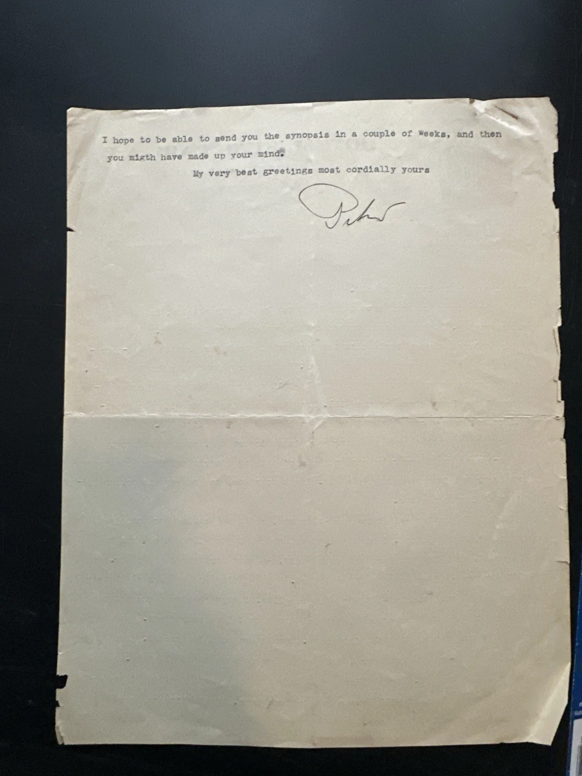 Peter Freuchen Signed 1939 Signature Autograph Alfred Nobel Danish Explorer, изображение 4