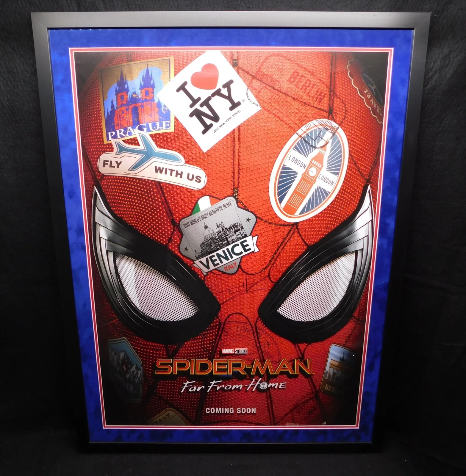 Tom Holland — Tom Holland Signed Framed Spider-Man Far From Home Poster Brothers Trust COA B