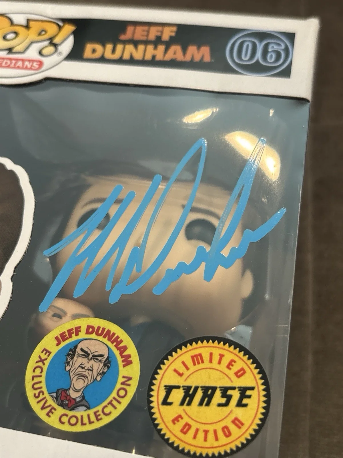 Jeff Dunham Signed Funko - Autographed - Chase Edition - With Walter, image 2