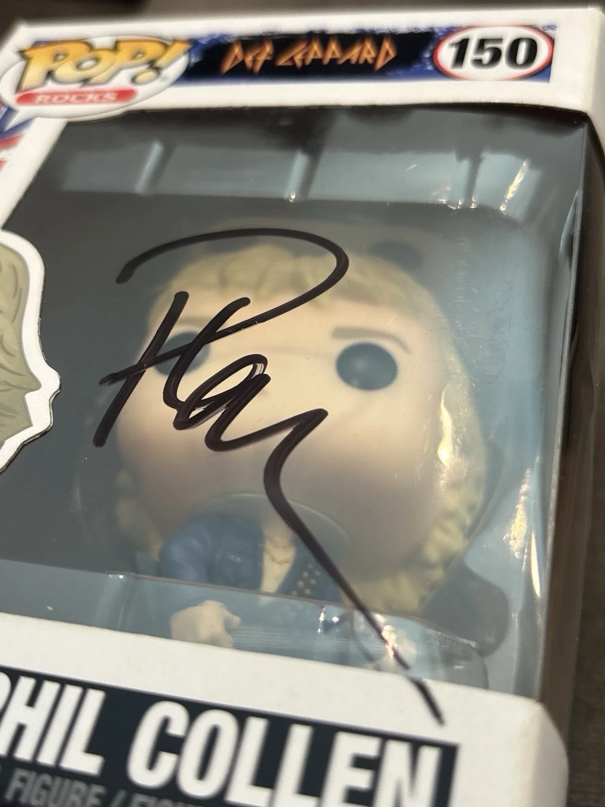 Phil Colin Signed Funko - Def Leppard - Autographed, image 2