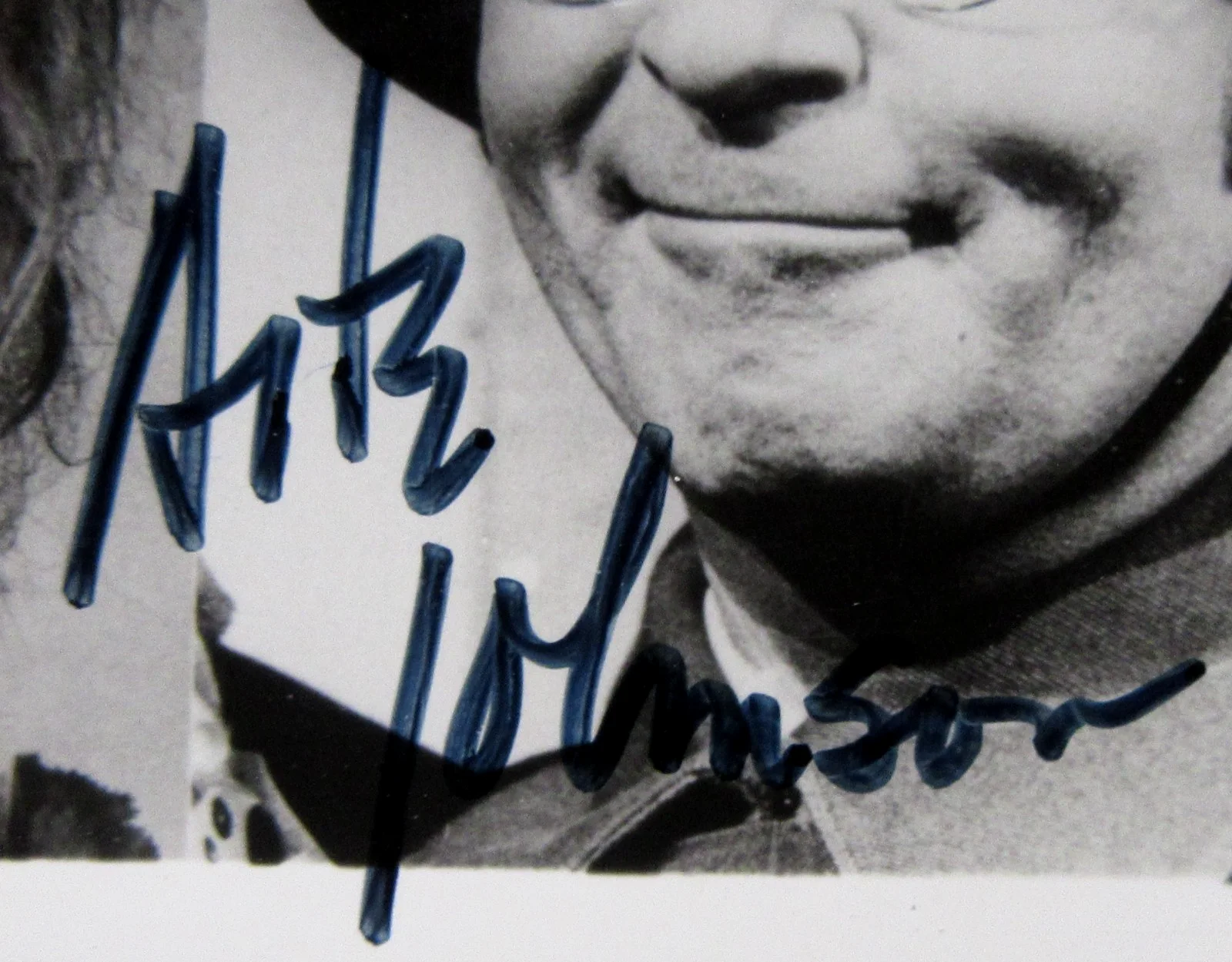 Arte Johnson — ARTE JOHNSON "Laugh-In" TV star 5x4 autograph b&w glossy photo wb, изображение 2