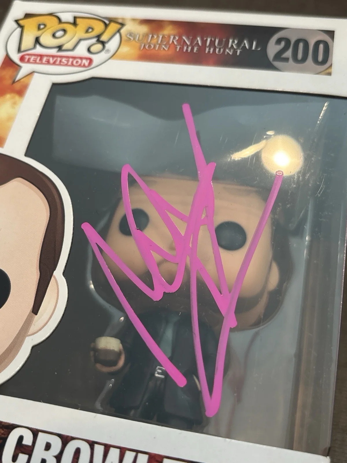 Mark Sheppard Signed Funko - Crowley Supernatural - Autographed, image 2