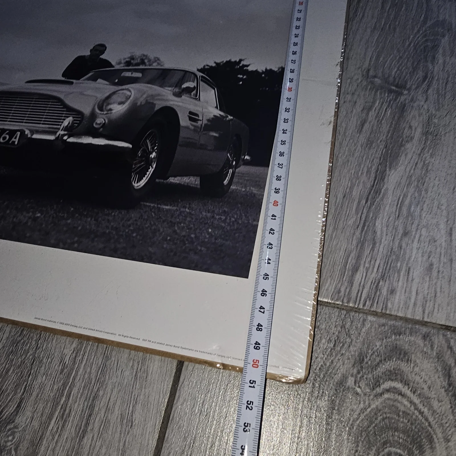 Fantastic James Bond 007 Print 40cms X 50cms Showing The Aston Martin DB5, изображение 3