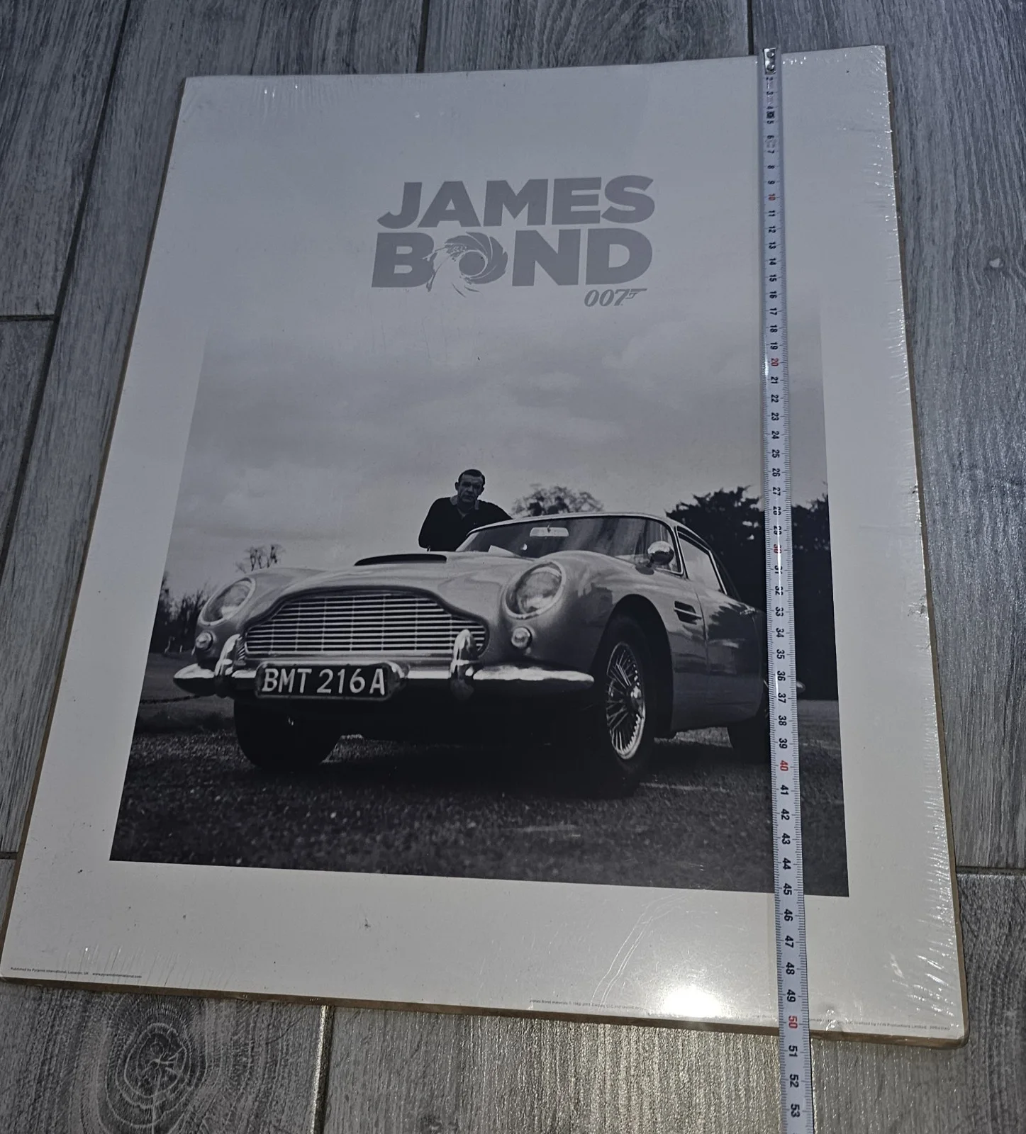 Fantastic James Bond 007 Print 40cms X 50cms Showing The Aston Martin DB5, изображение 5