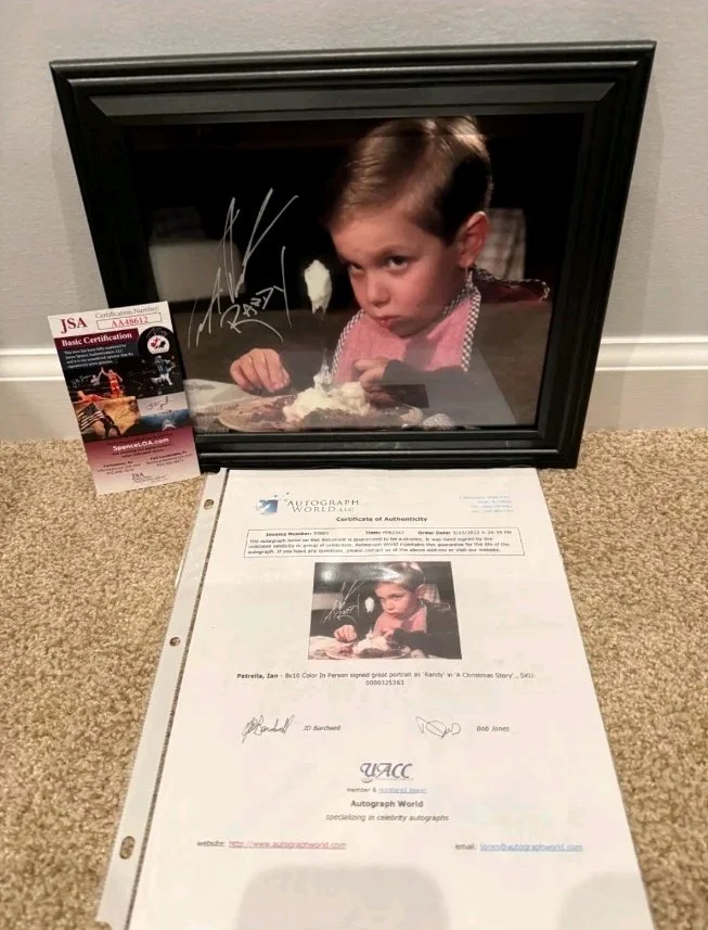 Ian Petrella — Ian Petrella Signed Randy 8x10 Photo A Christmas Story JSA Framed, image 3