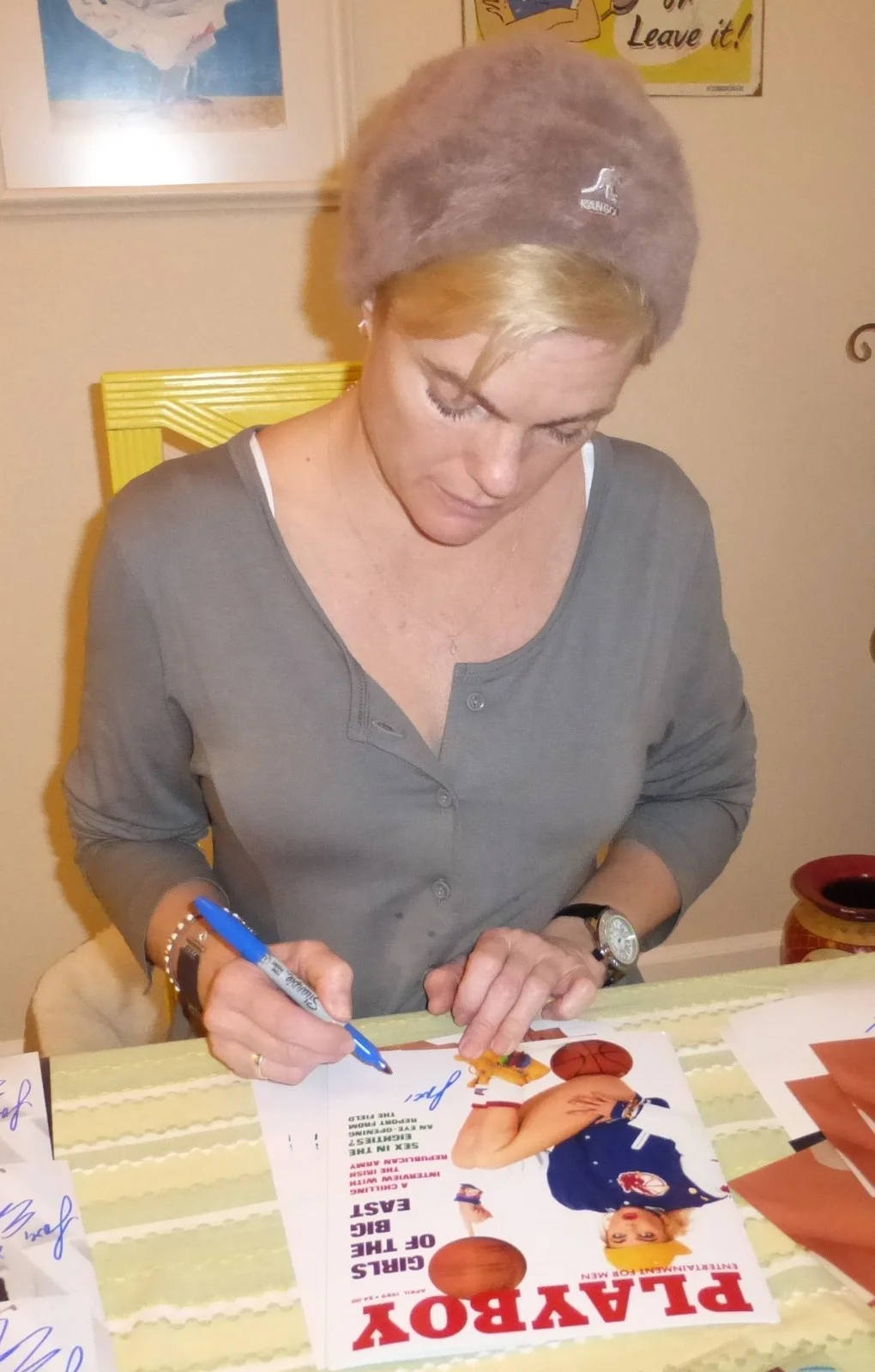 Erika Eleniak — Erika Eleniak Signed 8x10 Photo BAS COA April 1989 Playboy Magazine Cover Poster, изображение 4