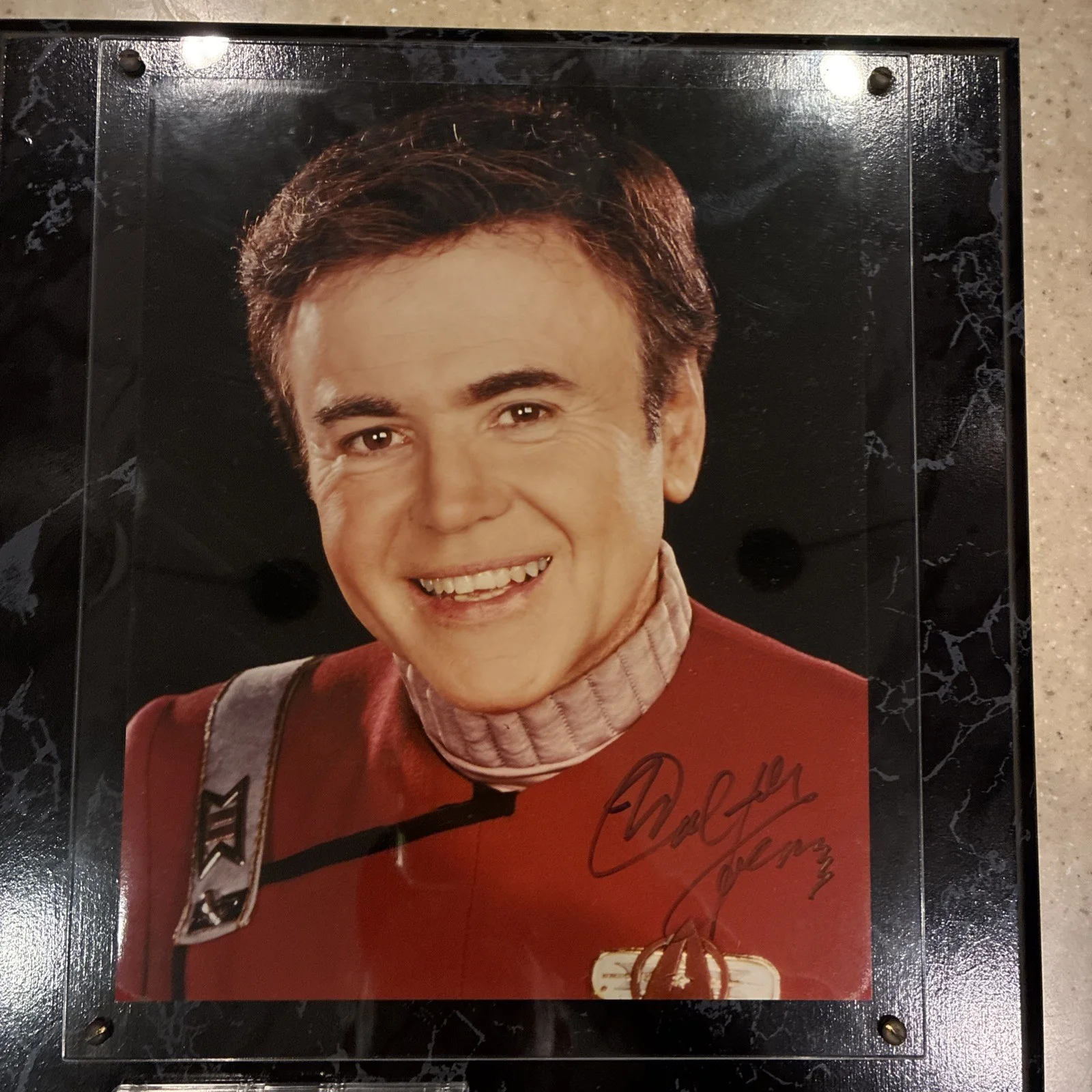 Walter Koenig — Star Trek SIGNED Walter Koenig 8 X 10 Print / Wall Plaque COA, image 2