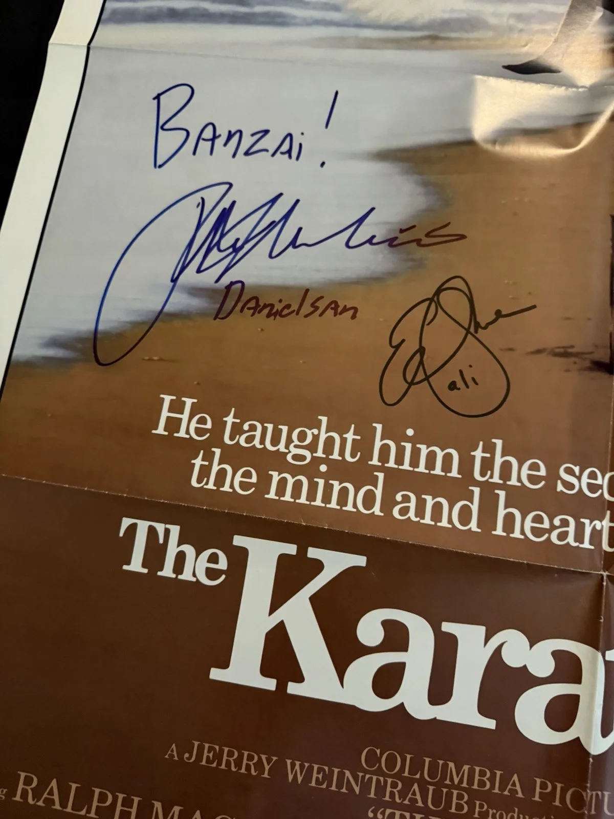 Ralph Macchio Martin Kove William Zabka Elizabeth Shue — Autographed Karate Kid 27 X 41 Poster Signed by Ralph Macchio Elizabeth Shue +2￼, изображение 3